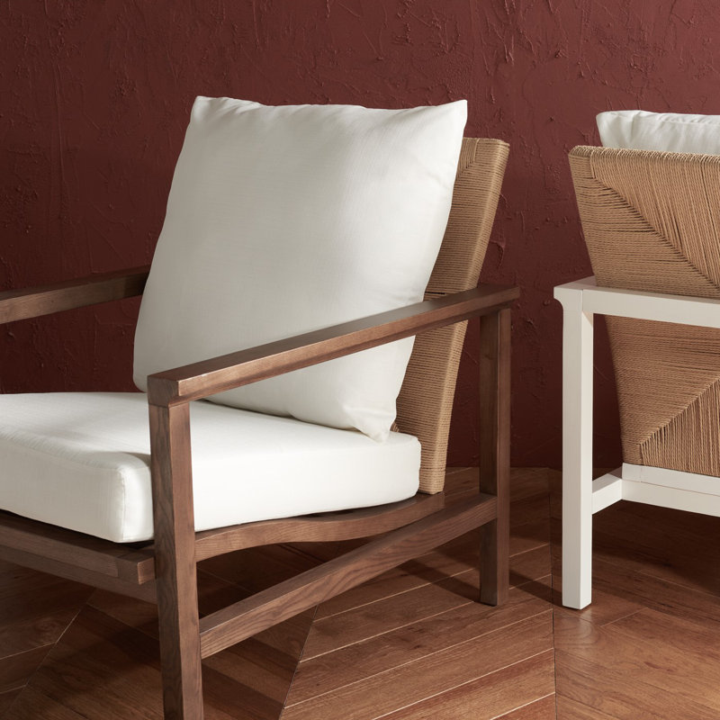 Upholstered Armchair, Walnut