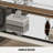 Mirrored Coffee Table With Mirror Crystal Board, Glass Rectangle End Table Coffee Tea Table With 2 Tier For Living Room Bedroom-857340797