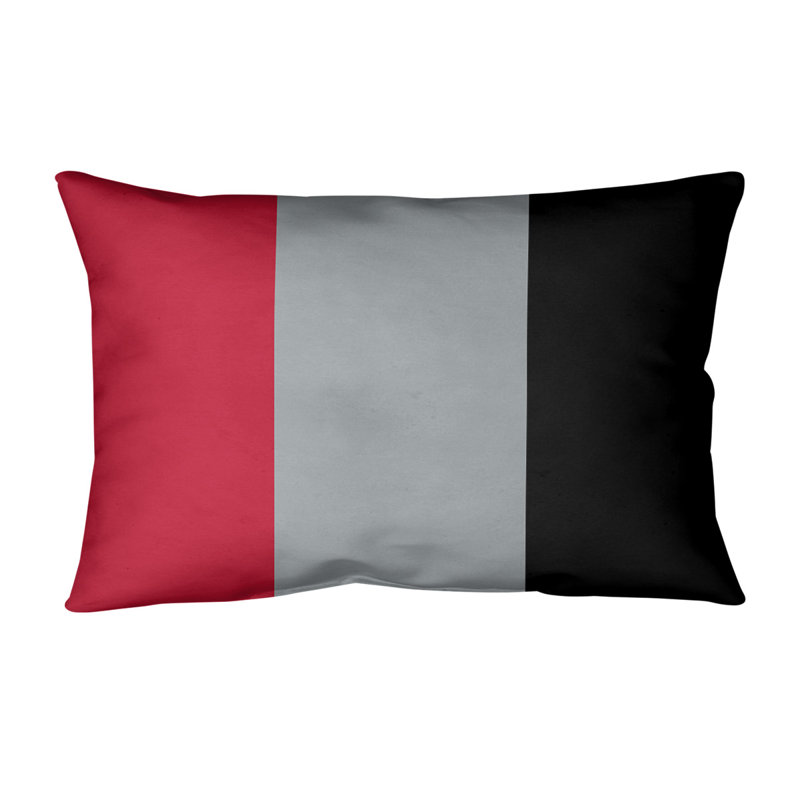 Housse de coussin lombaire Atlanta, Camelot / gris / noir, Atlanta