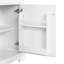 Meuble-lavabo de 20 pouces avec lavabo, porte à fermeture douce, supports de rangement et tablette réglable pour les salles de bain modernes