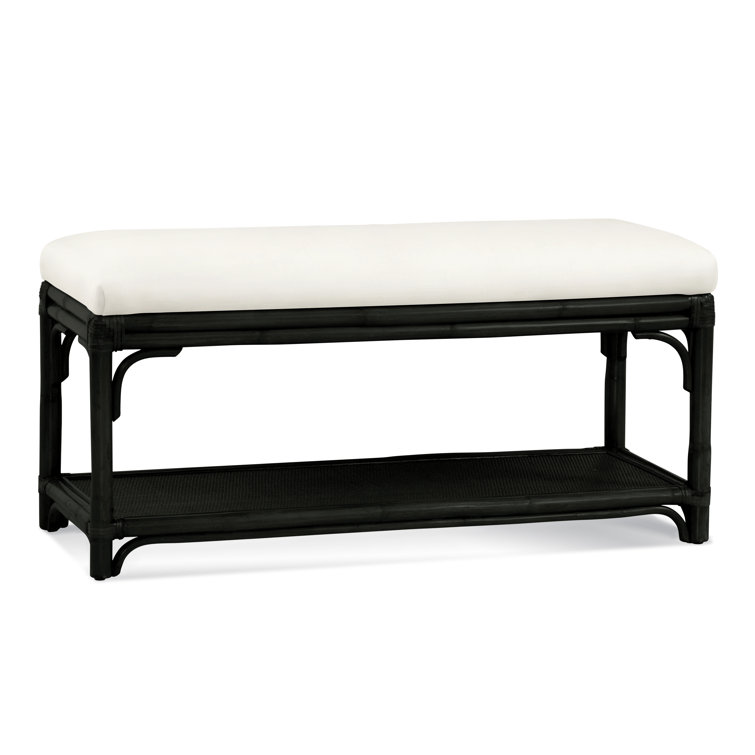 Banc de rangement en osier Summer Retreat