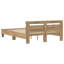 Vidaxl Wood Bed Frame with LED Durable-113970982-113970986
