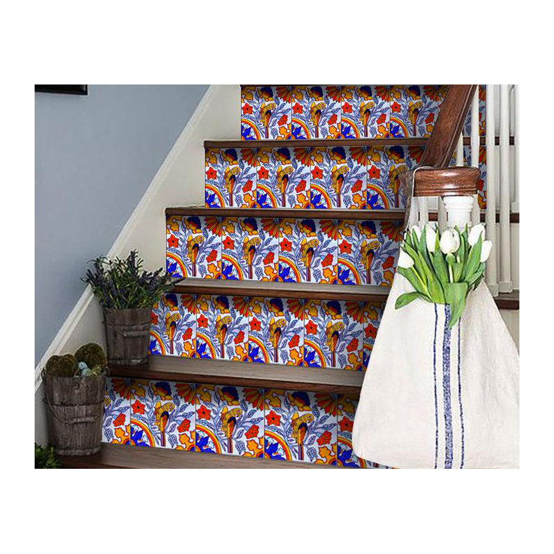 24 carreaux de papier peint auto-adhésif 24 pièces, L 7 po x L 0,58 po