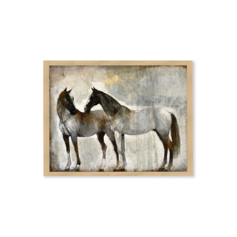 «Kindred» par Norman Wyatt Jr., reproduction sur toile, Art mural naturel encadré texturé, H 10 po x l 14 po