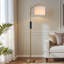 Lampe sur pied dorée à intensité variable 62 po avec télécommande (ampoule DEL 10 W incluse)-1950581563