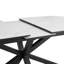 Verona Extendable Oval Metal Base Dining Table-1387441192