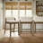 Frison Counter Height Or Bar Height Rubberwood Barstool With Fabric Seat - Set Of 4-1857443764-1857443657-1857443765