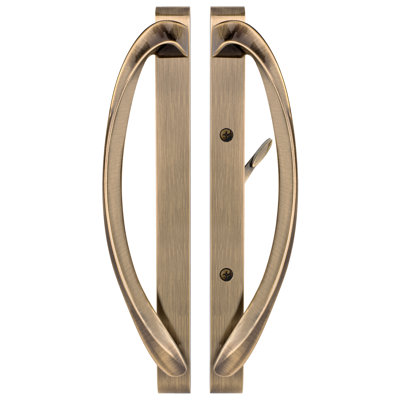 Modena Contemporary Sliding Door Handle Pull Plate (Mortise Lock Not Included)