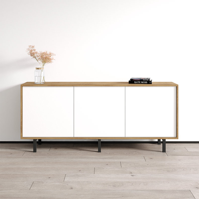 Buffet blanc 66,1 "Apollo, Chêne / blanc