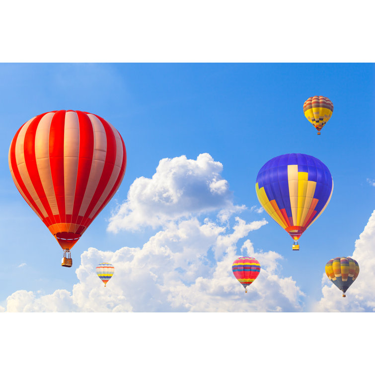 Hot Air Balloon by Captainweeraphan - Wrapped Canvas Photograph Ebern Designs Size: 30 W x 20 H