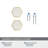 Accents 1 5/16" Length Geometric Knob Multipack-93499080