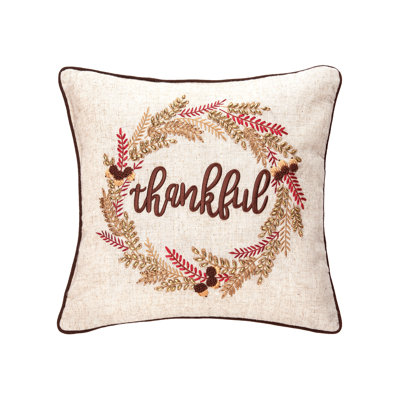  Coussin Thankful Harvest Wreath