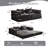 Compression Sofa,Convertible Floor Sofa Bed With Fixed-Shape Frame, Loveseats Boneless Modular Sectional Sofa,No Assembly Required,Chenille Fabric,For Living Room Bedroom-1960017686