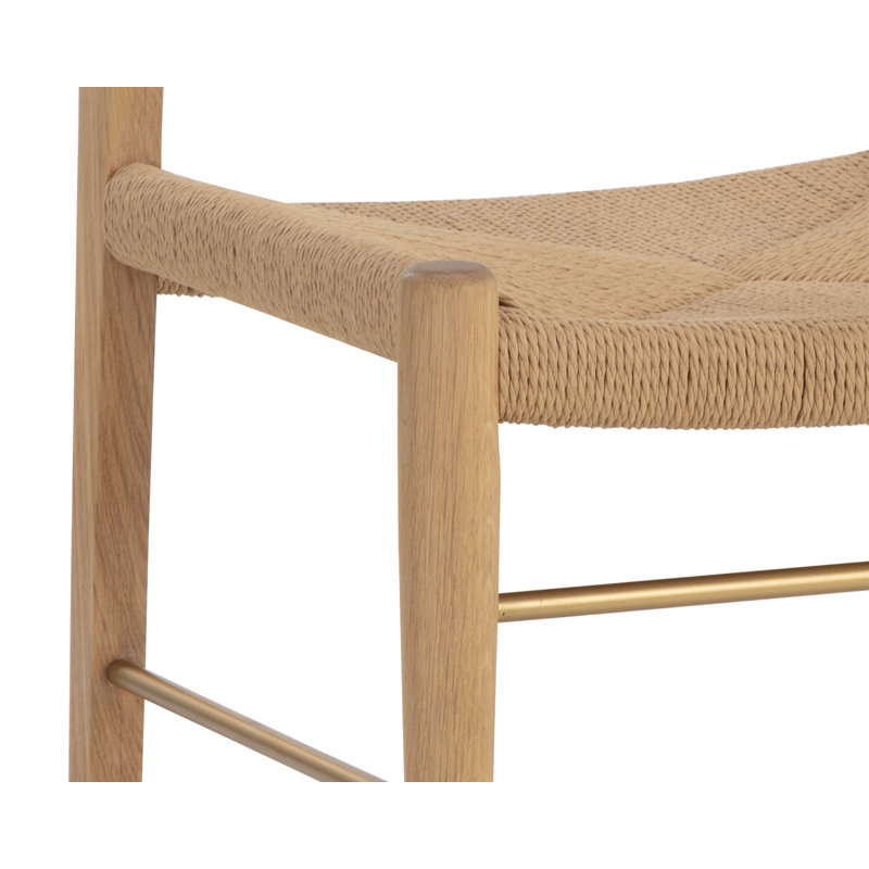 Upland Solid Wood Dining Chair, Brown