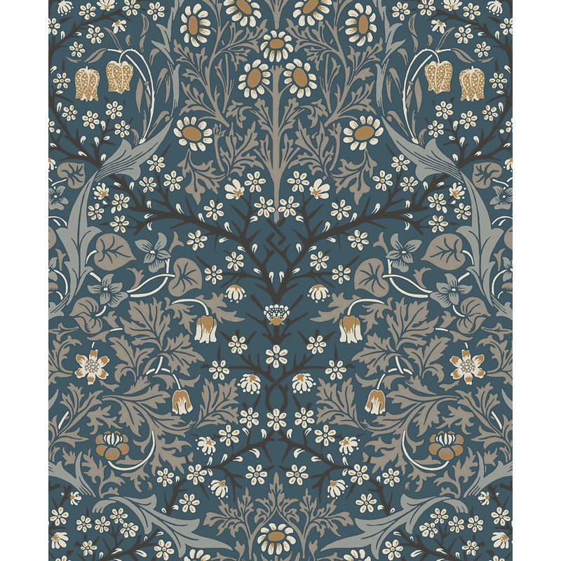 Arduino Floral Vinyl Peel & Stick Wallpaper Roll