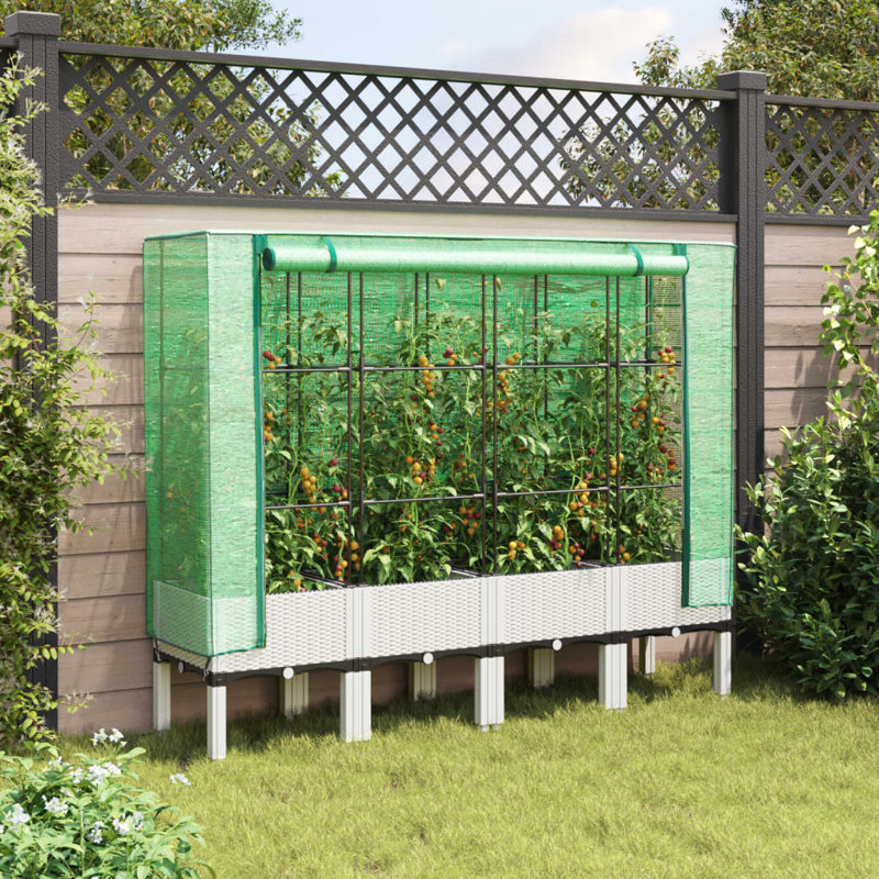 Bautista Raised Garden Bed, White