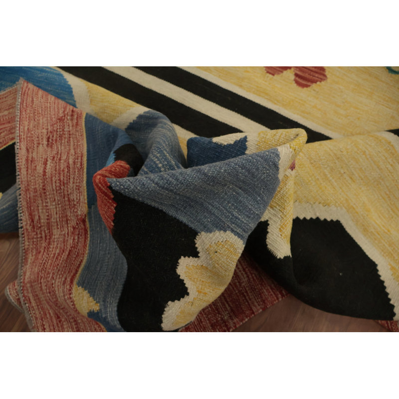 Tapis turc géométrique Kilim 10 x 13