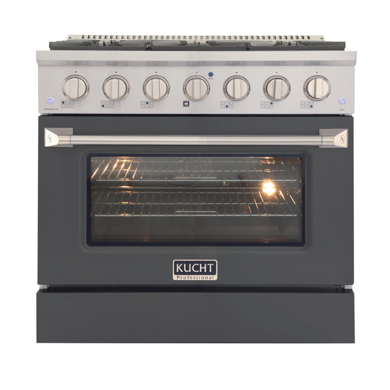 36" 5.2 Cu. Ft. Freestanding Gas, Cement Gray, Liquid Propane