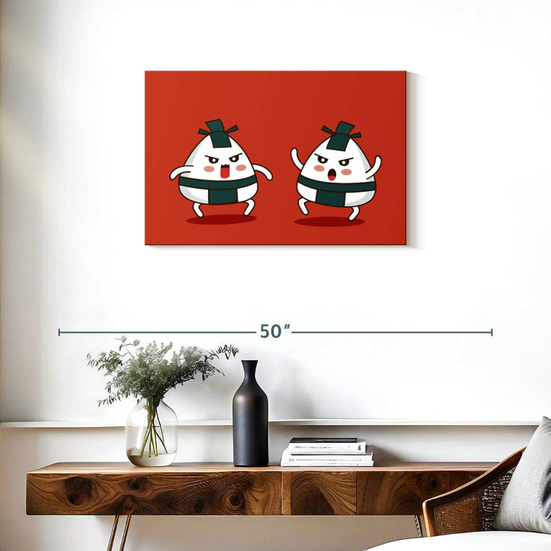 Ketti Sumo Onigiri, 20" H x 30" W