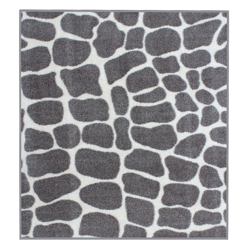Chaima Animal Print Indoor Rug, Square 5'