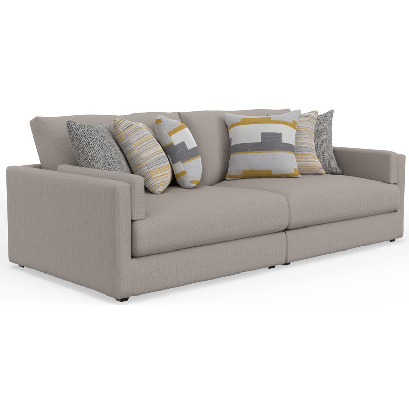 Trevor 2-piece Extra Deep Oversized Sofa, Gray