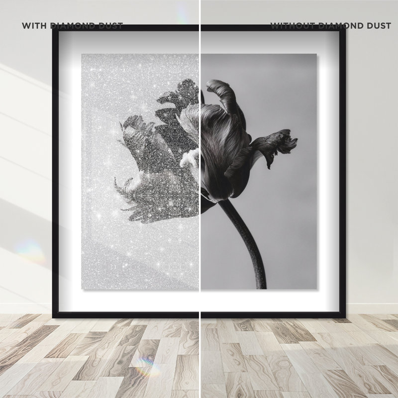 Tidal Wilt I Print by Oliver Gal, 17.5"H x 17.5"W, Black Shadowbox