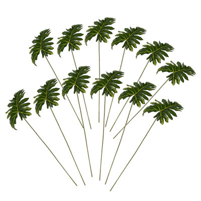 Ensemble de 12 feuilles Sellom - vert