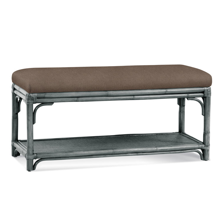 Banc de rangement en osier Summer Retreat