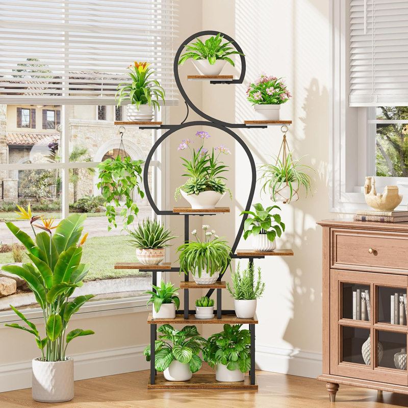 Support pour plante d'intérieur avec lumière de croissance