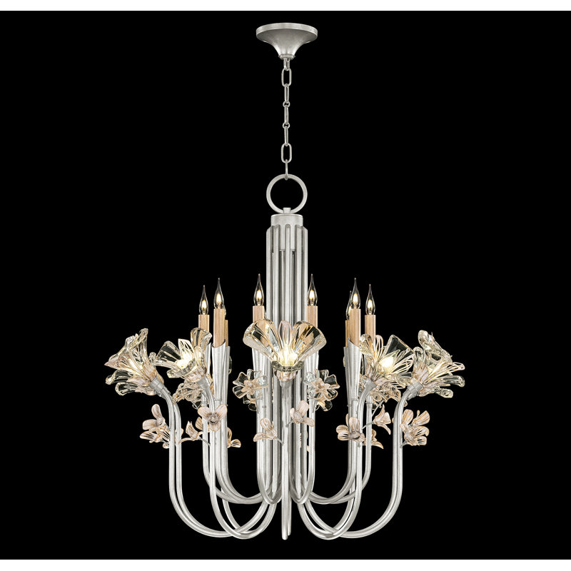Azu 20 - Light Chandelier, Silver