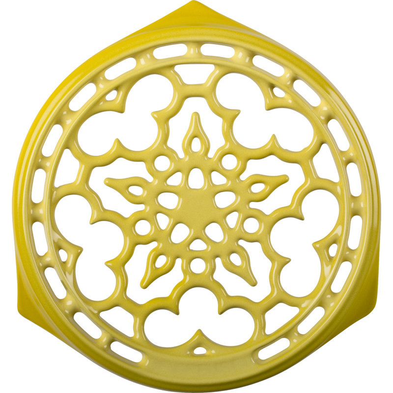 Le Creuset Enameled Cast Iron Deluxe Round Trivet, Soleil