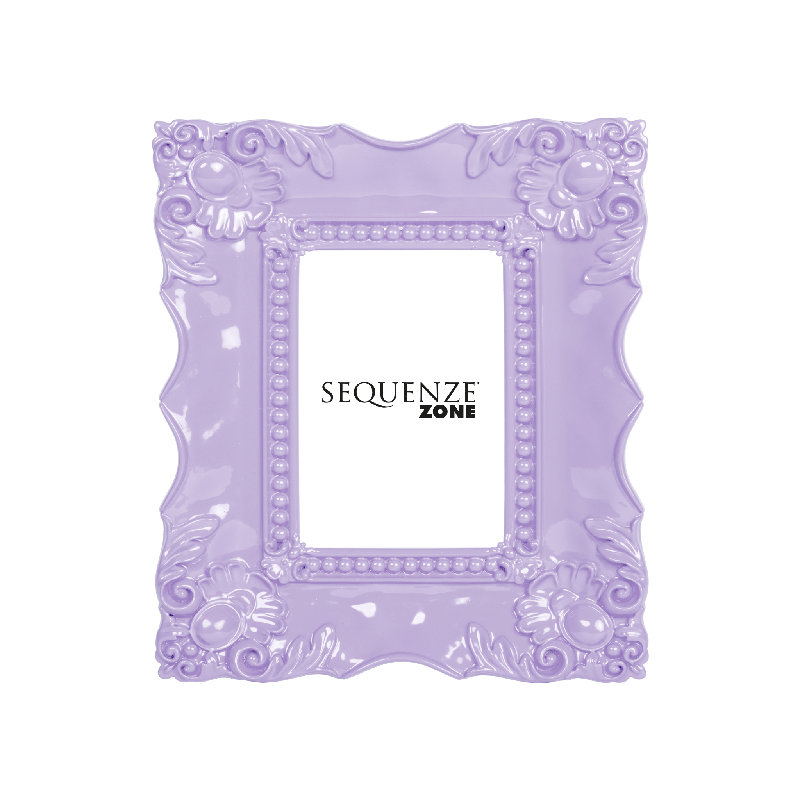 Embossed Picture Frame, Lilac