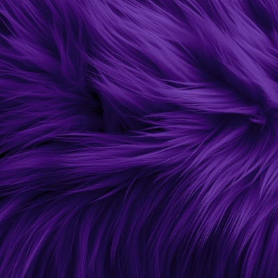 FabricLA Faux Fur Accent Cut with Rounded Edges for Holiday & Christmas Décor