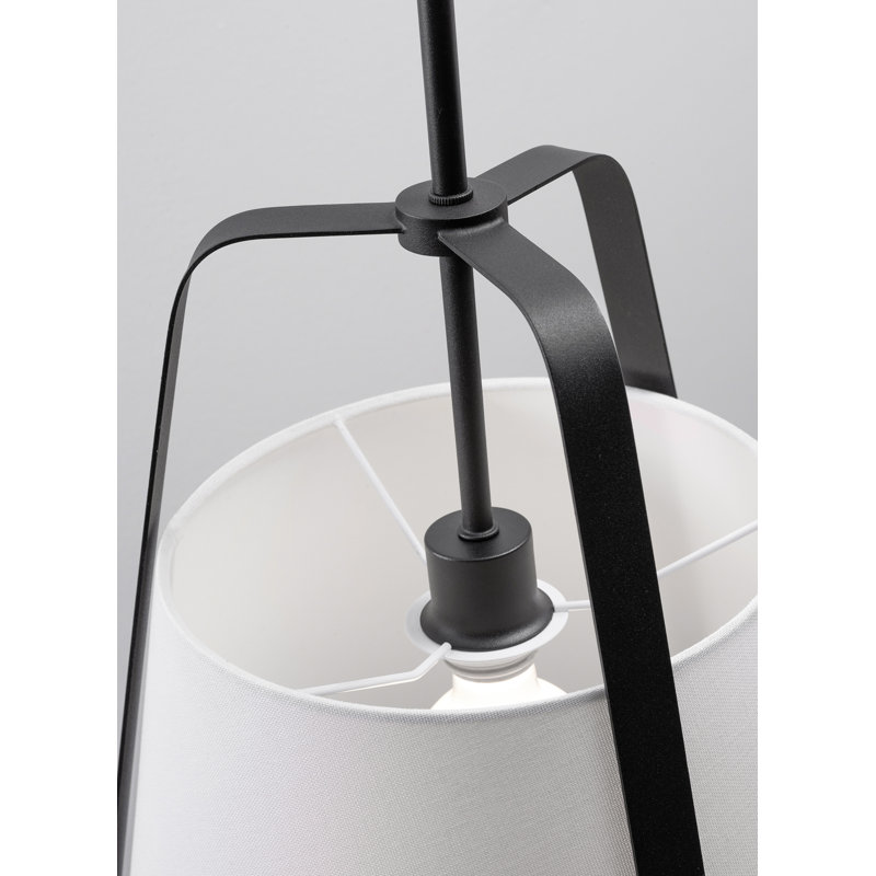 Luminaire suspendu 18 po Lizzette, Noir, noir, noir, noir