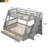 Twin-Over-Full Bunk Bed with Storage Drawers, Ladder & Stairs – Space-Saving, Durable Design for Kids & Teens-770350579