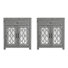 Ensemble de 2 armoires d'appoint Chessani