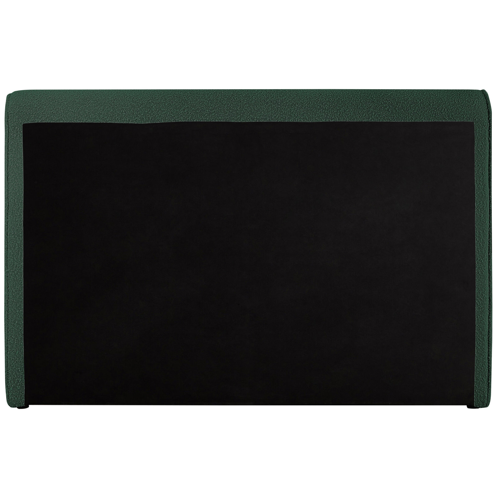 Chaylin Platform Bed, Full, Green Boucle Fabric