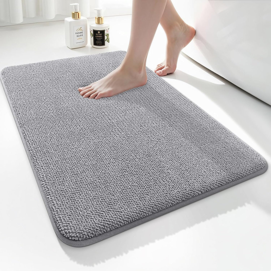 40Ã60cm Memory Foam Absorbent Non-Slip Washable Bath Mat