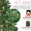 Arbre de Noël de 6 pi, contrôlé par Wi-Fi, 751 pointes, 38 motifs, synchro musicale, lumières de fêtes de famille, modes d'éclairage, décoration de fête-1453429432
