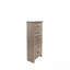 Mobilier de chambre à coucher avec tiroirs en bois naturel à finition naturelle chêne gris rustique / brun