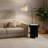 Modern Black Side Table With 50cm/19.7in Smart Zen Garden, App-controlled Automatic Sand Drawing Table For Meditation & Home Décor