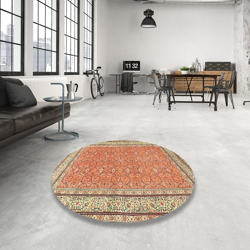 Oriental Indoor Rug, Round 3'
