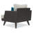 Ehrenfried 3 Piece Seating Group with Sunbrella Cushion Covers-85256498