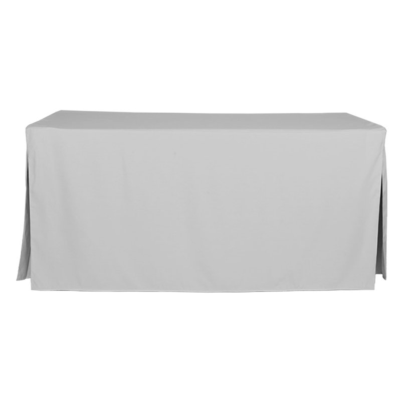 Tablevogue Table Cover, Gray, 72" L x 30" D