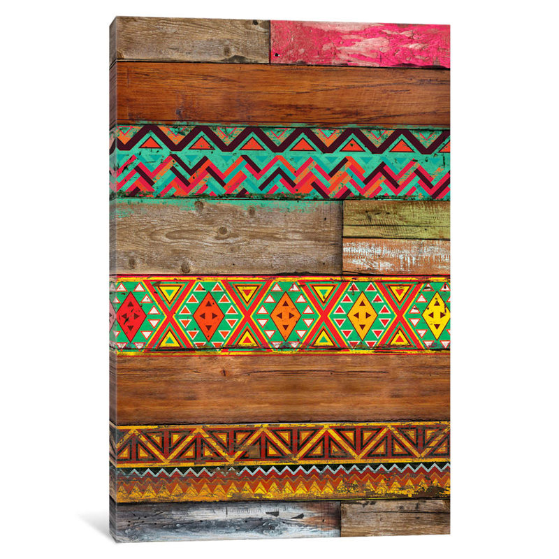 Indian Wood by Diego Tirigall - Wrapped Canvas Painting, 66.04 cm H x 45.72 cm W x 1.91 cm D