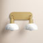 Meuble-lavabo 3 lumières Renfield - Verre brillant opale-459113921-464538291