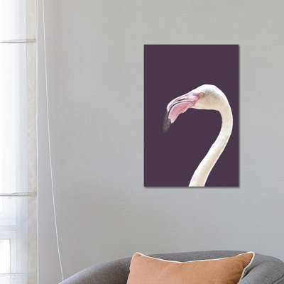 The Flamingo by Design Fabrikken - Wrapped Canvas Print