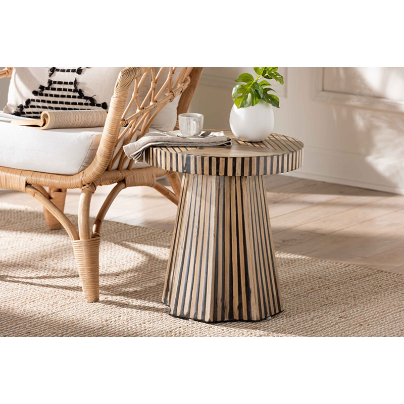 Table de bout en rayonne de bambou Desouza