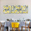 Motif de pavot jaune 3 pièces-93026448