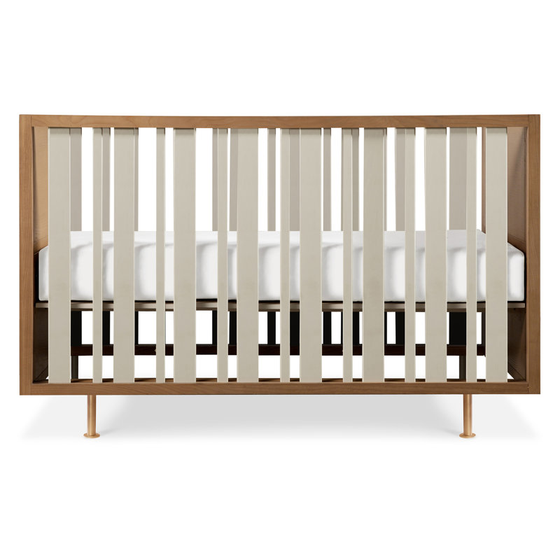 Novella 4-in-1 Convertible Crib, Stained Ash/Ivory